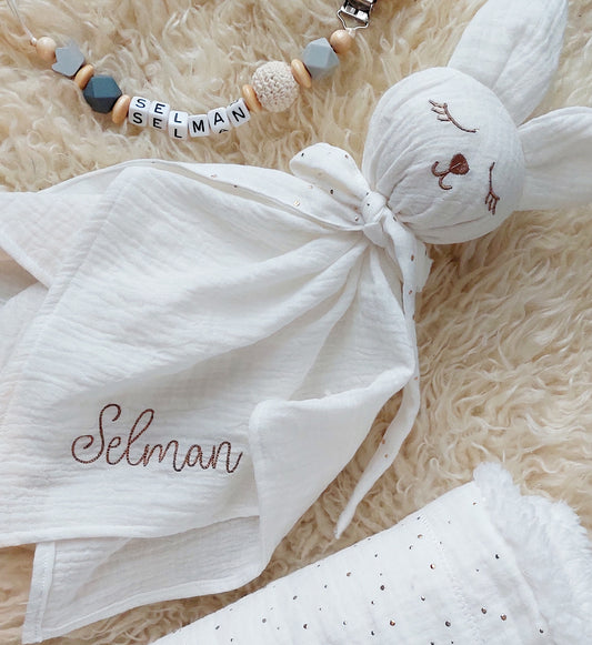 Doudou PLOUF-PLOUF blanc cassé