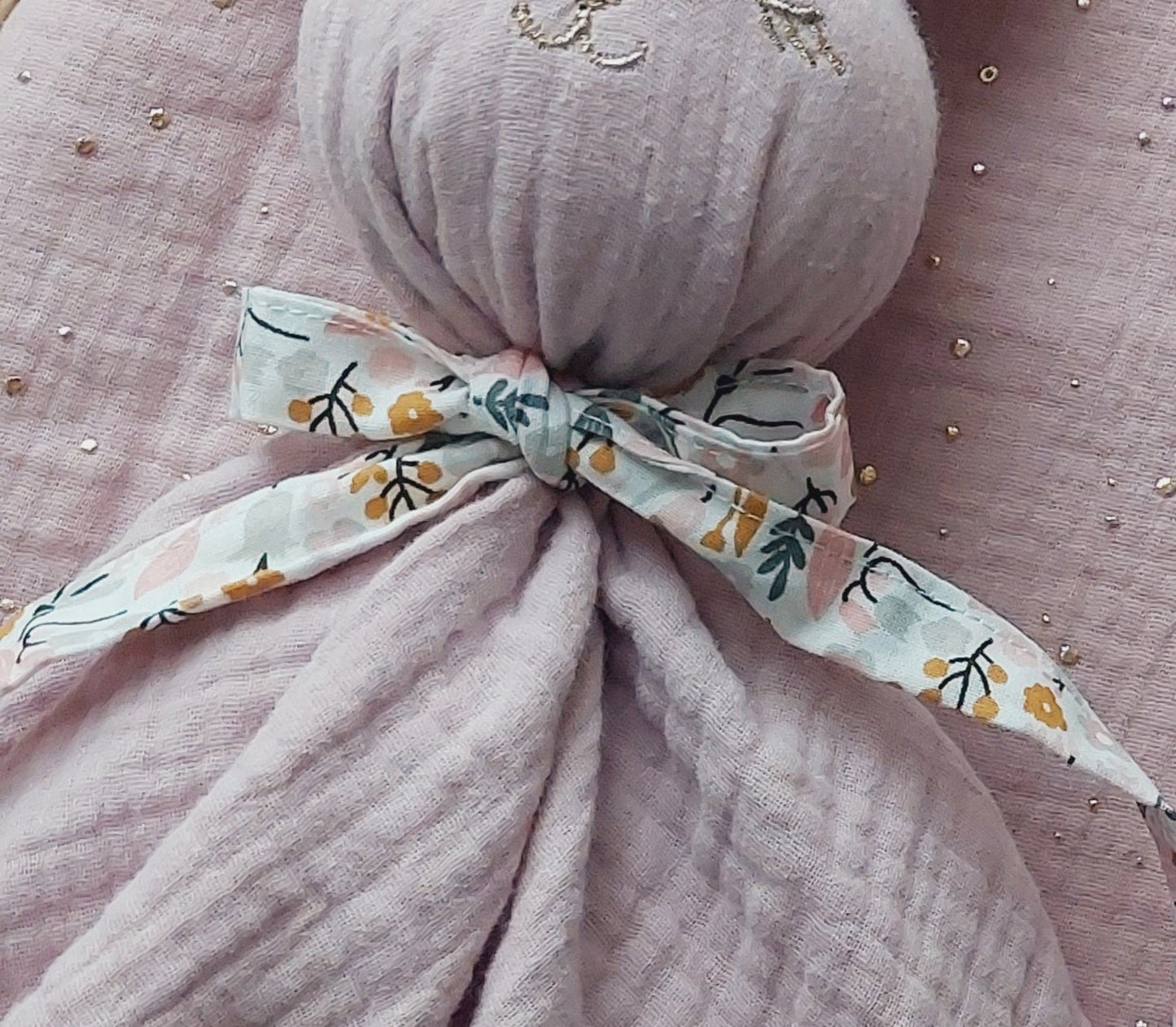 Doudou PLOUF-PLOUF rose pâle