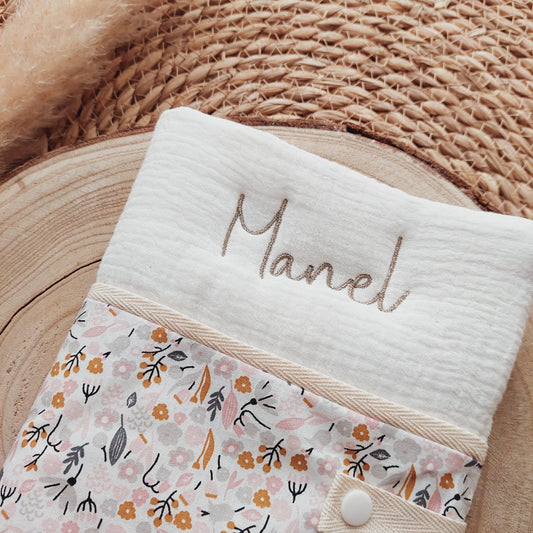 Carnet FLEUR rose - cokon