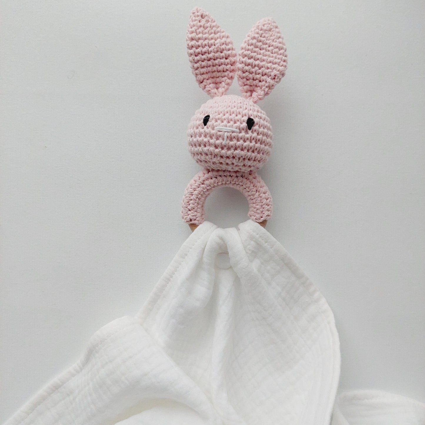 Doudou Personnalisé "Réconfort" - Lapin Tricot et Coton Doux