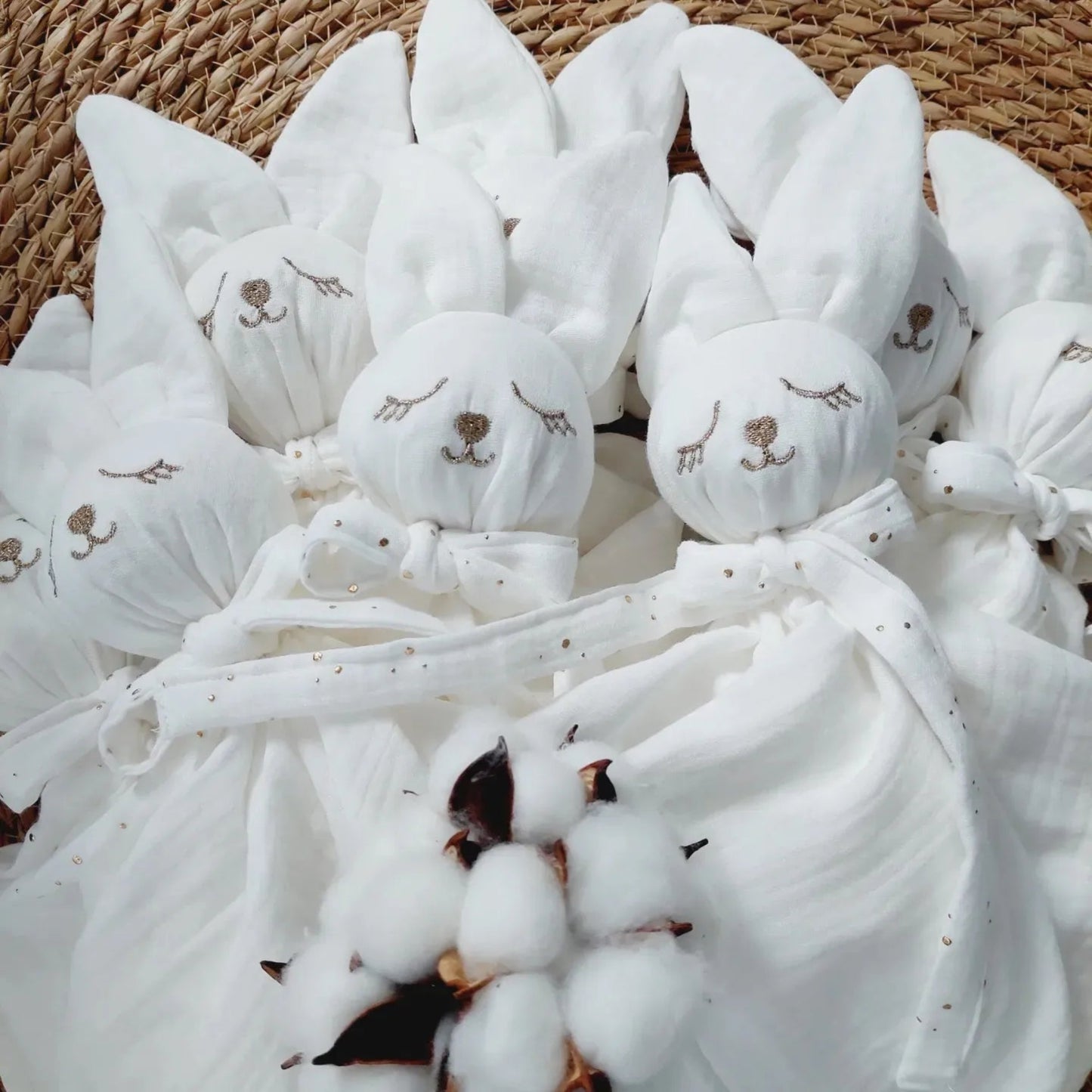 Doudou PLOUF-PLOUF blanc cassé