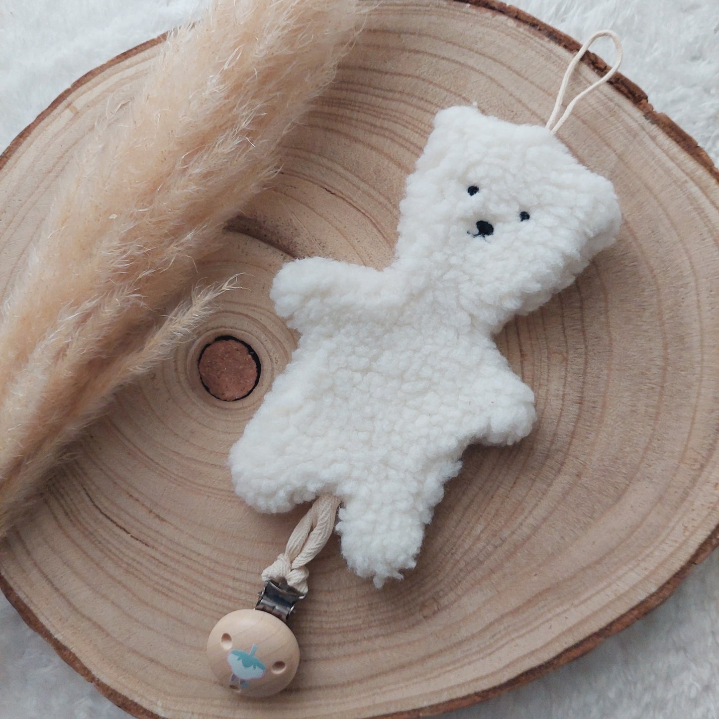 Attache-Tétine Ourson Câlin - Pratique et Adorable