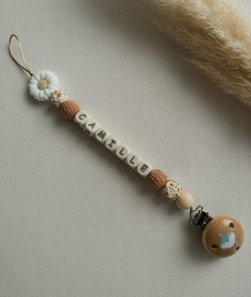 Attache tétine Fleur des Champs