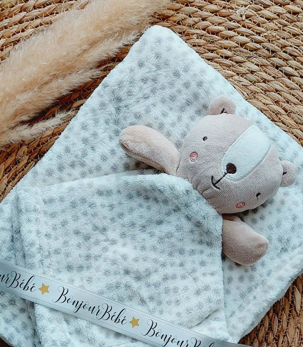 Ensemble couverture et doudou - cokon