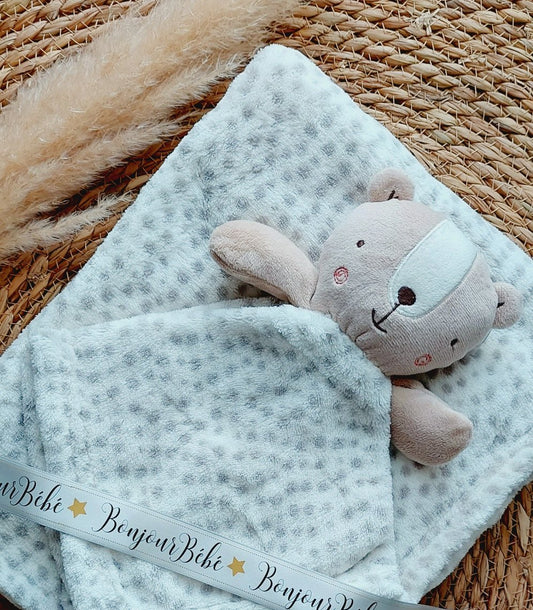 Ensemble couverture et doudou - cokon