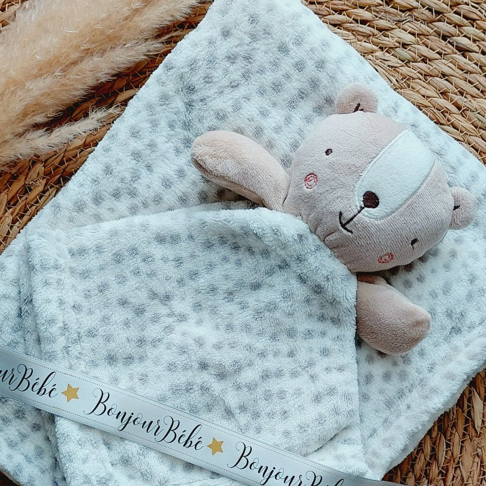 Ensemble couverture et doudou - cokon