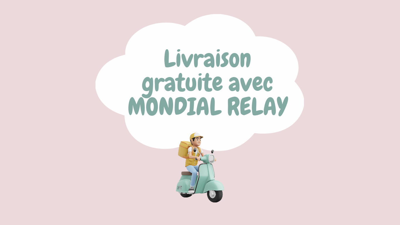 Livraison gratuite avec Mondial Relay