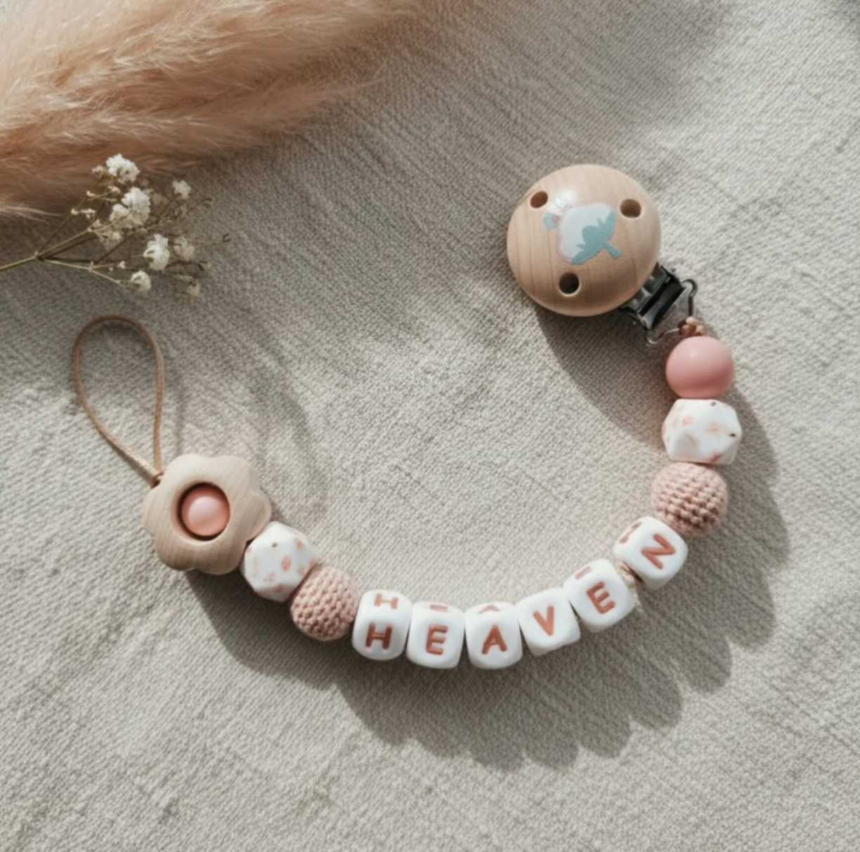 Attaches tétine avec personnalisation