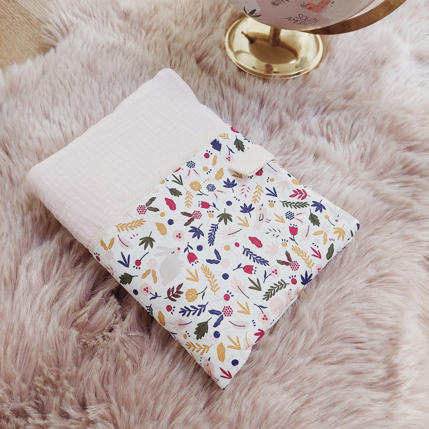 Carnet FLORAL rose - cokon