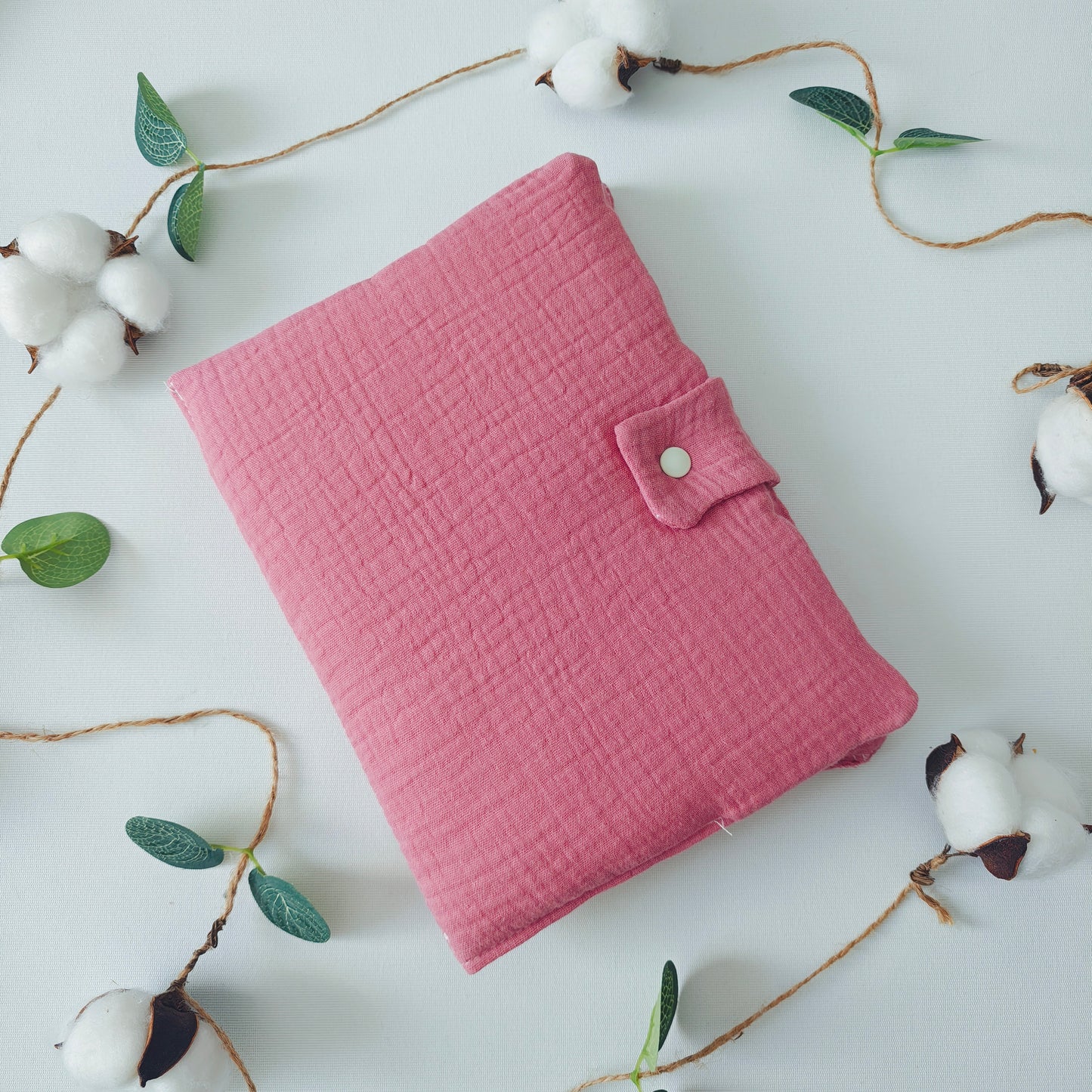 Protège carnet uni ROSE