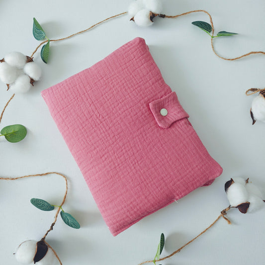 Protège carnet uni ROSE