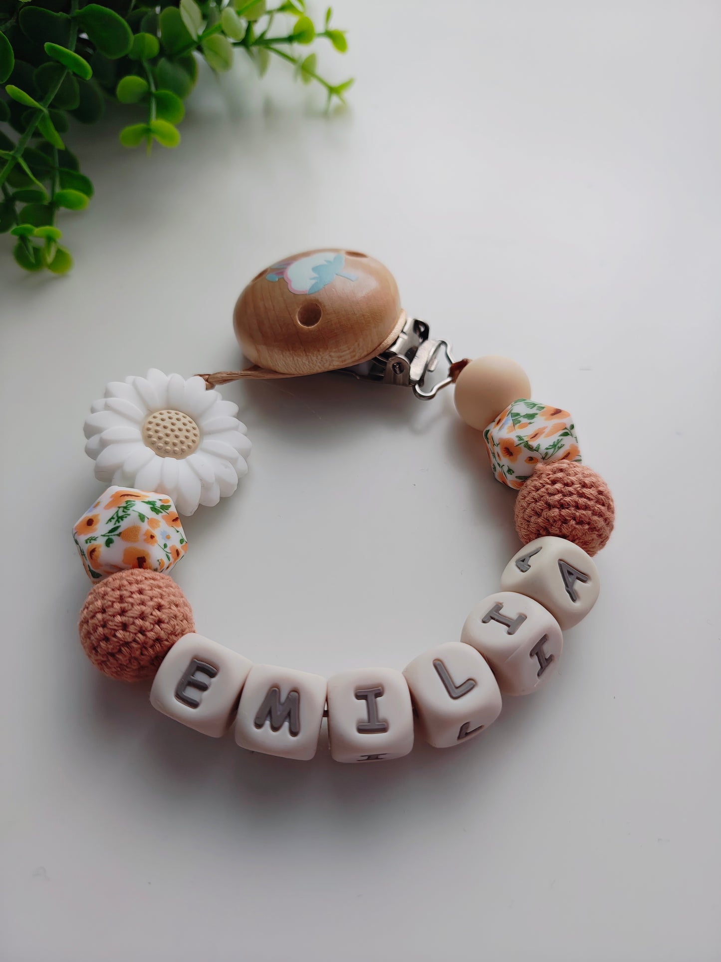 Attache tétine Fleur des Champs